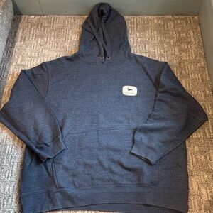 John Deere grey Pullover Hoodie with John Deere Logo front & back
